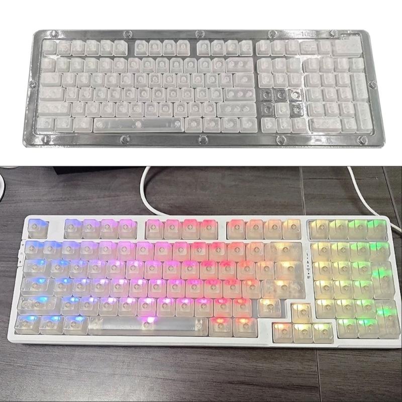 Matte Finish ABS Blank Keycaps Enhanceds Light Diffusions Design For Most Mechanical Keyboards