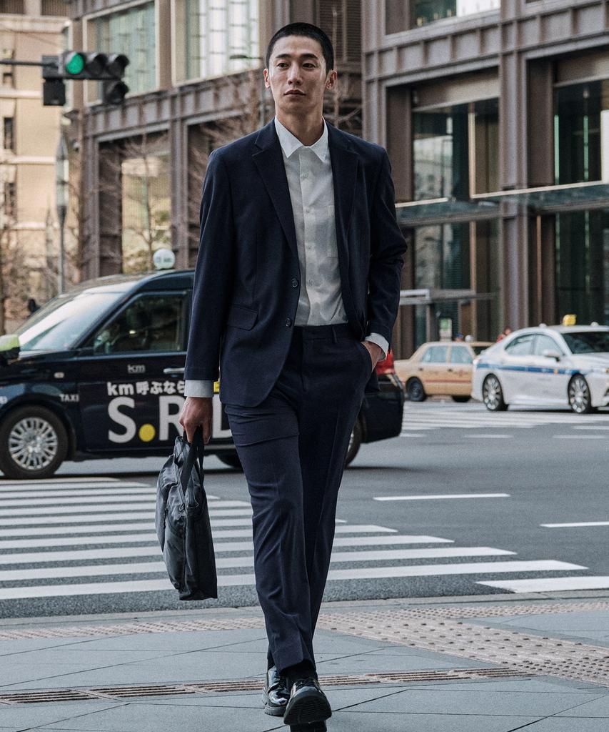 Stco [Summer] Vibe-Shift Fluid Cool Touch Blazer_Navy (Relaxed Fit)_Sejwb14Nsn