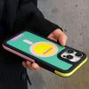 Dopamin-Farbe Magnetische Anti-Kollisions-Handyhülle für iPhone 16/15 Pro Max