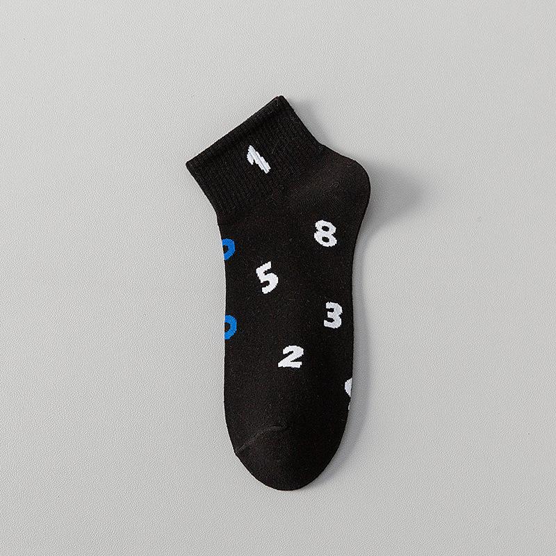 5 Paires de Chaussettes de Sport Déodorantes en Coton Fin d'Été pour Garçons Étudiants