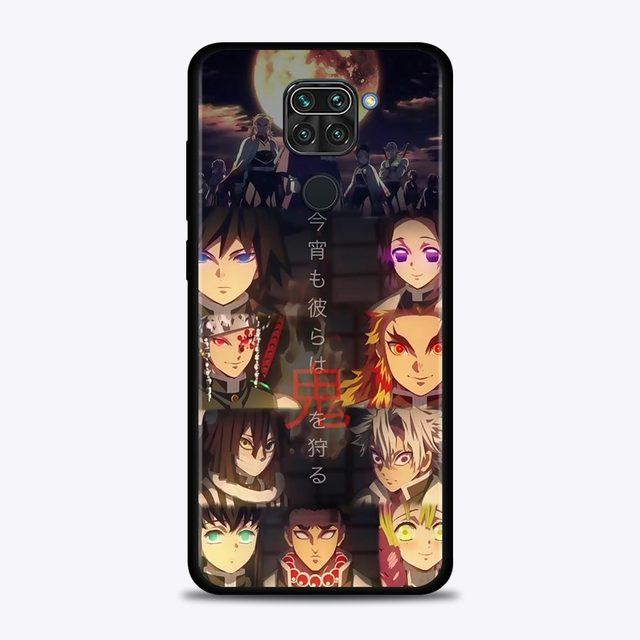 

Чехол для Xiaomi Redmi Note 11 9 8 10 Pro 9s 8t 7 10pro Max, чехол для Redmi 11 9 9c 9a 8 8a 7 7a Shell Demon Slayer Kimetsu Anime For Redmi Note 9T