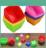 Premium Quality Silicone Square Cup Cake Moulds For Perfect Baking Results Every Time