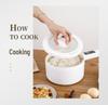 Smart Multifunctional Electric Cooker with Long Handle – Compact Dorm-Use Hot Pot for Steaming and Cooking