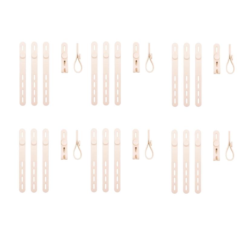 30Pcs Silicone Cable Ties Reusable Cable Management Organizers for Bundling and Fastening Cable Cords Wires Enduring