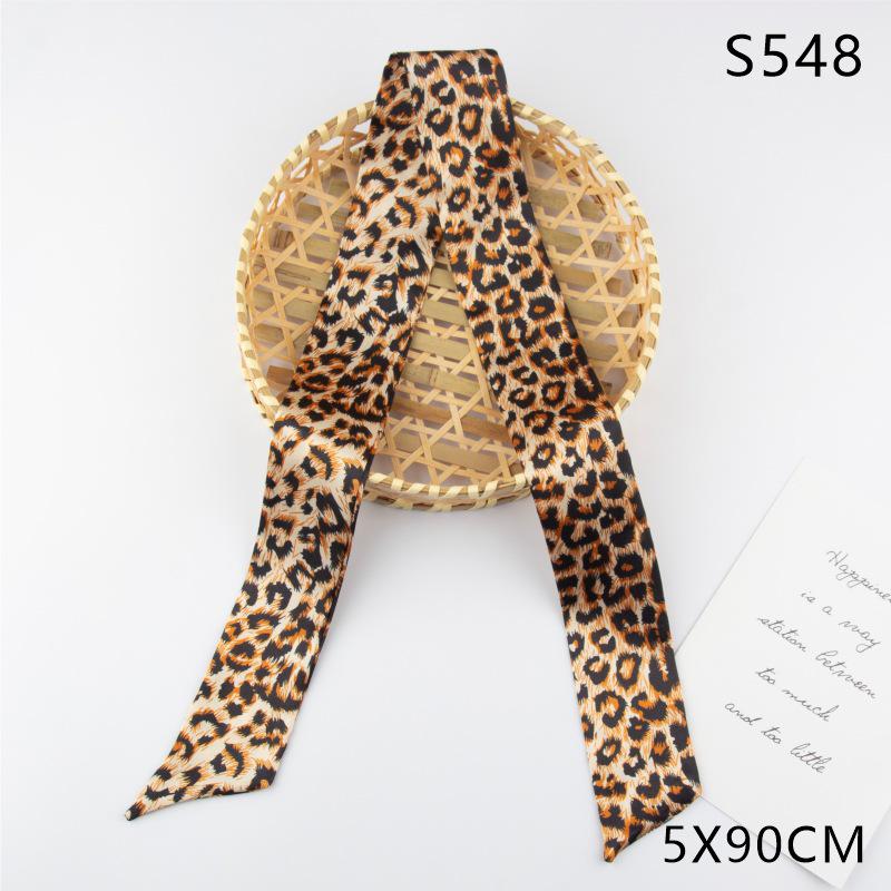 Versatile Vintage Silk Scarf: Hair Tie, Headband, Bag Accessory