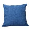 Talos Square Linen Solid Color Soft Pillow Case Sofa Bed Cover Cushion Home Ornament