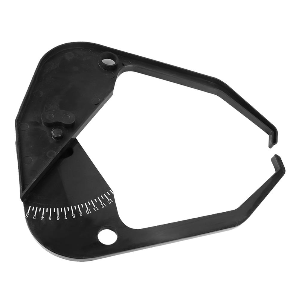 Black Tire Balancer Caliper Portable Measurement Tool Wheel Width Measuring Tool Plastic Tire Scale Tool Car Wheel Measurement