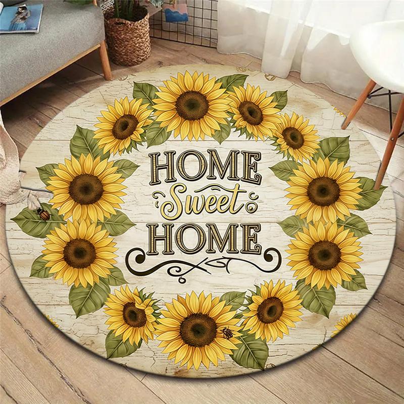 Black Butler Round Area Rug,Carpet Rug for Living Room Bedroom Sofa Playroom Decor,Non-slip Floor Mat