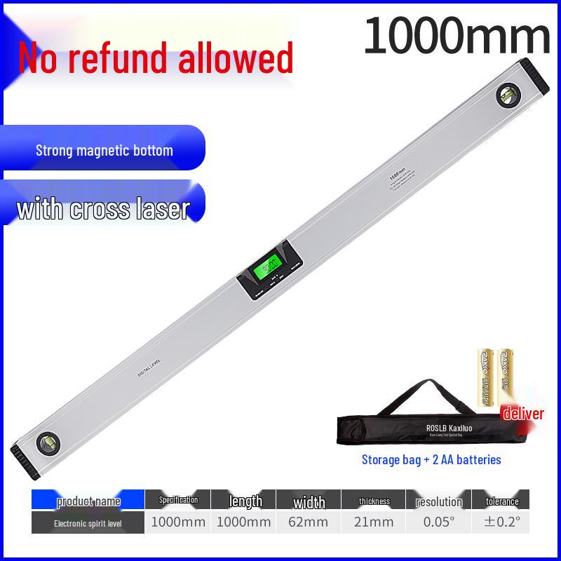Infrared Precision Digital Laser Level and Inclinometer with Multifunctional Display