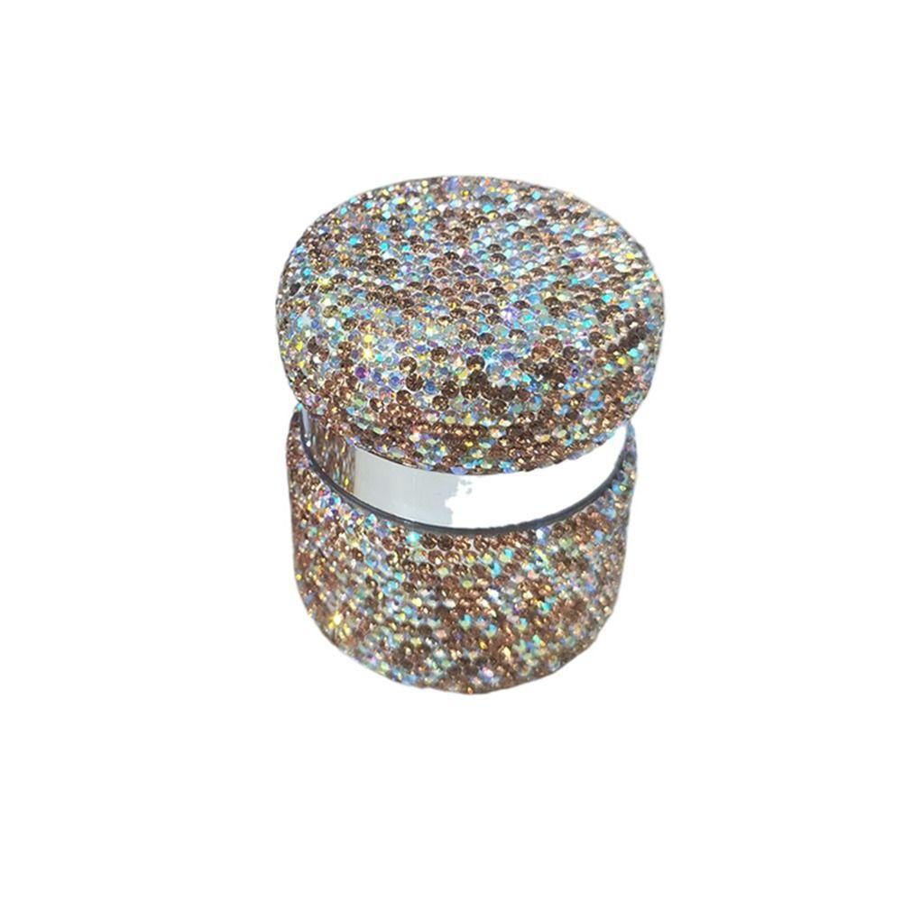 Rhinestone Airless Cream Bottle Dispenser Portable Push Down Pump Lotion Pump Jar Vials Leak Proof Refillable Cosmetic Container