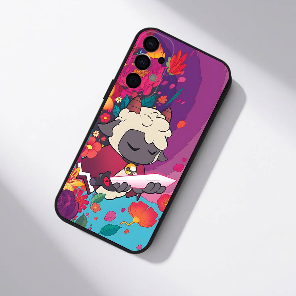 C-Cult the L-Lamb Sheep Black Cover Phone Case For Samsung S25,S24,S21,S22,S23,S30,Ultra,S20,Plus,Fe,Lite,5G