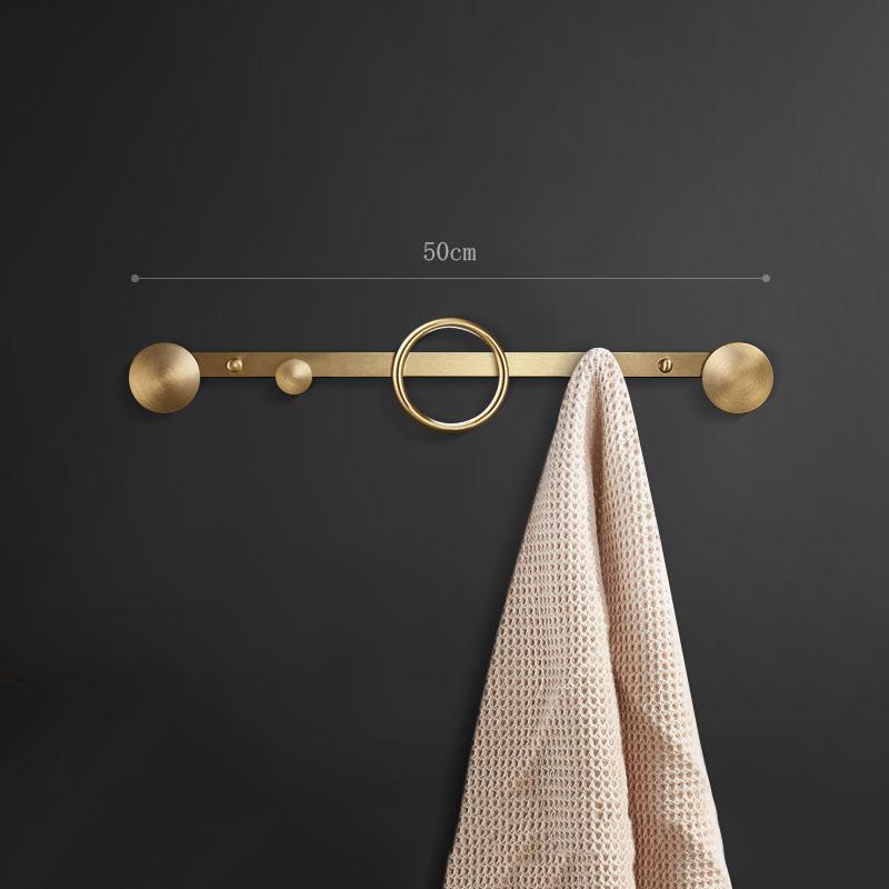 Green/White Brass  Wall Mount Robe Hooks Bathroom Towel Hook Row Hook Door Key Bag Towel Hanger Rack Light Luxury Bedroom Hooks