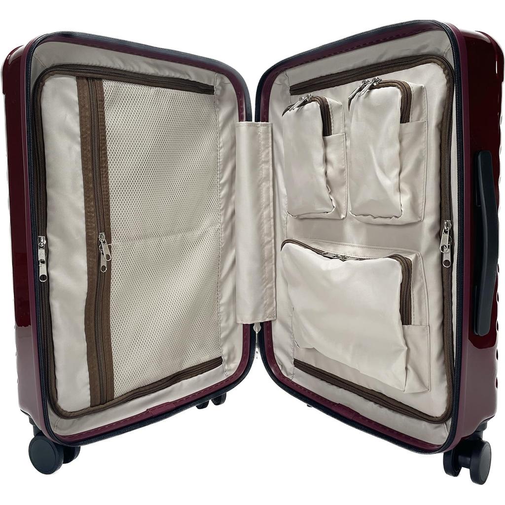 ACE Suitcase S Size 1 Night 2 Days 2 Nights 3 Days 32L Twin Wheel Casters Radial Red Carry-on 2.8kg No.06971