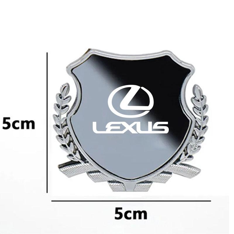 Metal Car Trunk Window Side Emblem Badge Decal Sticker For Lexus RX330 Fsport IS200 IS250 RX350 GX NX300h Ct200h ES300h IS300h