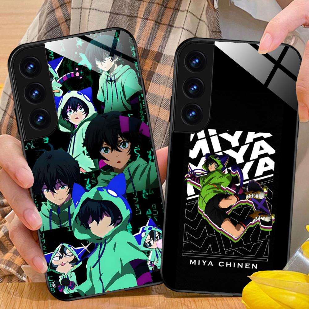 SK8 Infinity Miya Chinen Phone Case for Samsung Galaxy S26 S25 S24 S23 S22 S21 S20 Note20 Plus FE Ultra Glass Protective Cover