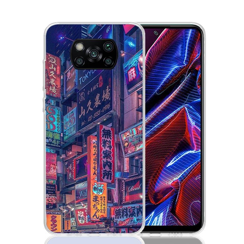 Anime Ästhetische Landschaft Handyhülle Für Xiaomi Poco X7 X6 X5 Pro F7 Ultra Redmi 15C 15 13 13C 12 12C 10 10A 10C 9 9A 9C 9T Hülle