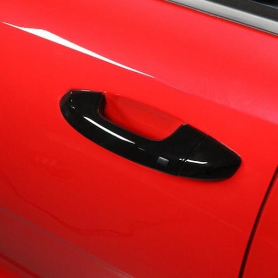 Gloss Black Car Exterior Door Handle Cover Trims For Kia Stinger 2018- 4pcs