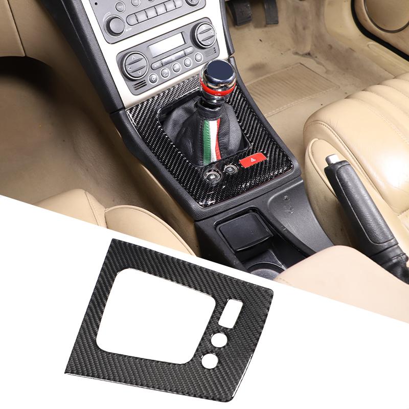 Interior Car Accessories For Alfa Romeo 159 2004-2011 Soft Carbon Fiber Center Control Gear Shift Panel Frame Cover Trim LHD RHD