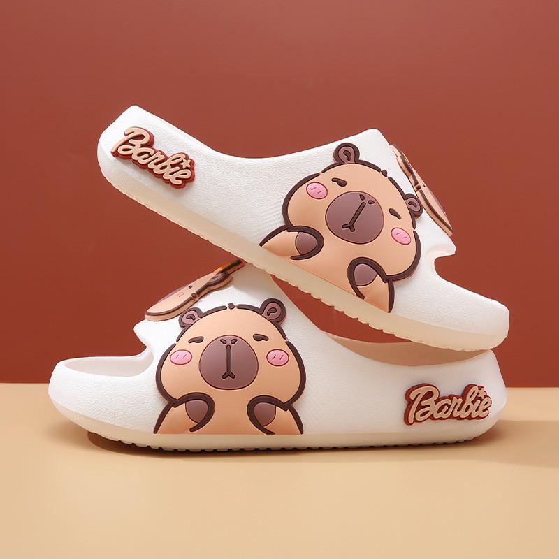 Capybara Summer Pattern Anti Slip Slippers Cartoon Animal Home Gift Sandals