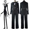 Before Nightmare The Christmas Jack Skellington Stripe Halloween Cosplay Kostüm