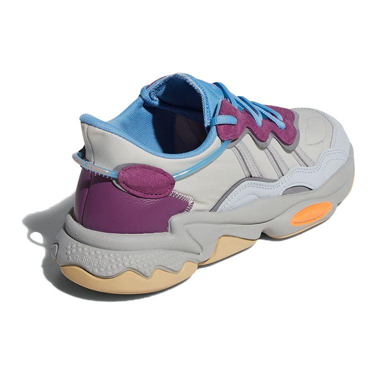 Adidas Originals Ozweego Series Fabric Synthetic Leather Slip Resistant Shock Absorbing Durable Breathable Low Top Sports Casual Shoes FX6107