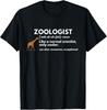 Funny Zoologist Definition Zoology Science Gift Unisex T-Shirt