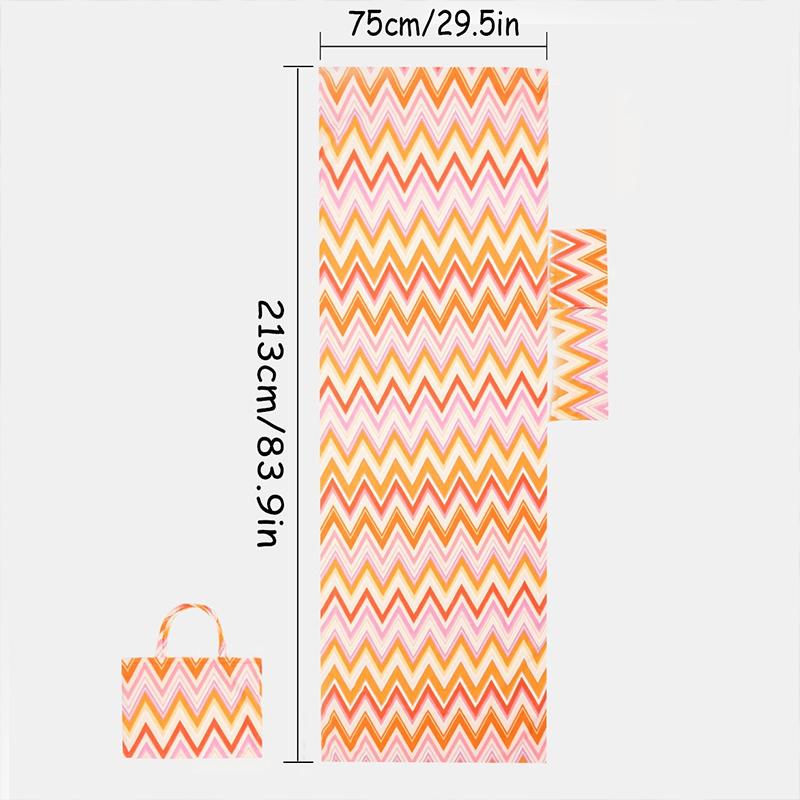 Pokrowiec na leżak plażowy Szybkoschnący Mikrofibra Ręcznik plażowy Chłonny Pokrowiec na leżak basenowy Ręcznik zewnętrzny z torbą