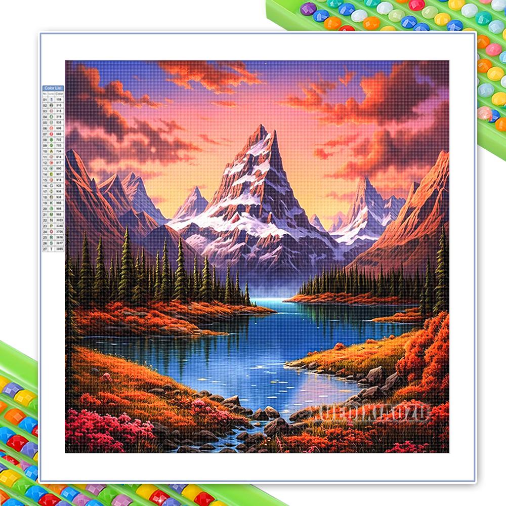 

Алмазная живопись Фэнтези Звездное небо Домашнее украшение Искусство Пейзаж Набор для вышивки крестом Полная круглая алмазная мозаика Round 20x20cm