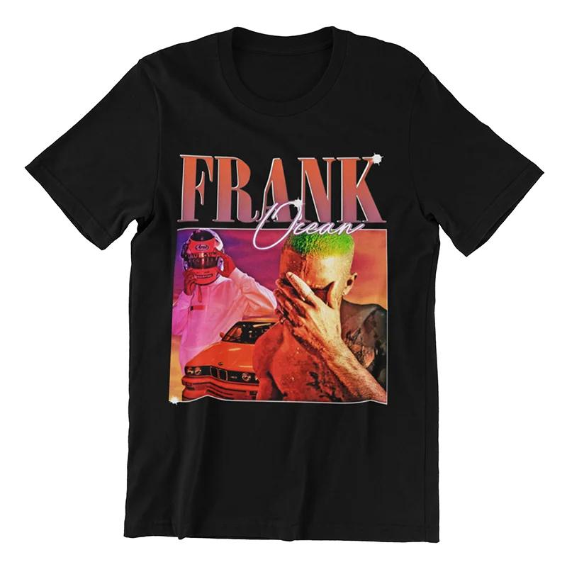 Frank Oocean Blonde T Shirts Accessories Unisex Women Pure Cotton Crazy Frank Boys Dont Cry Tee Shirt Clothing Plus Size