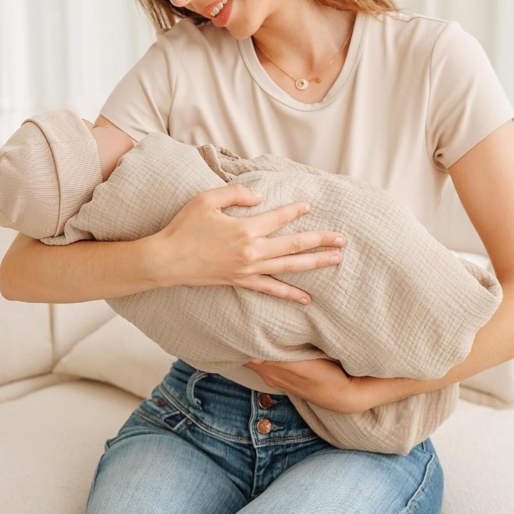 Comfortable Maternal Nursing Covers Solid Color Breastfeeding Blanket  Baby Feeding Supplies