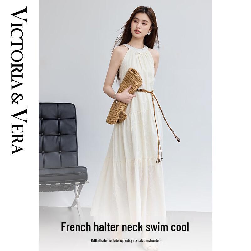 VICTORIA&VERA Women s Vintage Embroidered Sleeveless Dress S