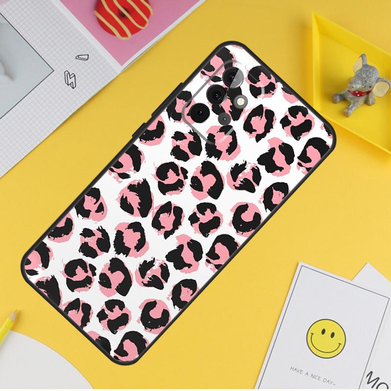 African Leopard Print Case For Samsung Galaxy A36 A16 A56 A06 A54 A34 A14 A13 A53 A12 A22 A32 A52 A35 A17 A15 A55