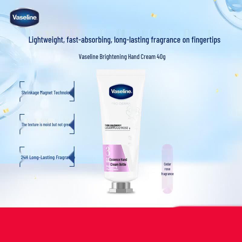 Vaseline Cedar Rose Brightening Hand Cream