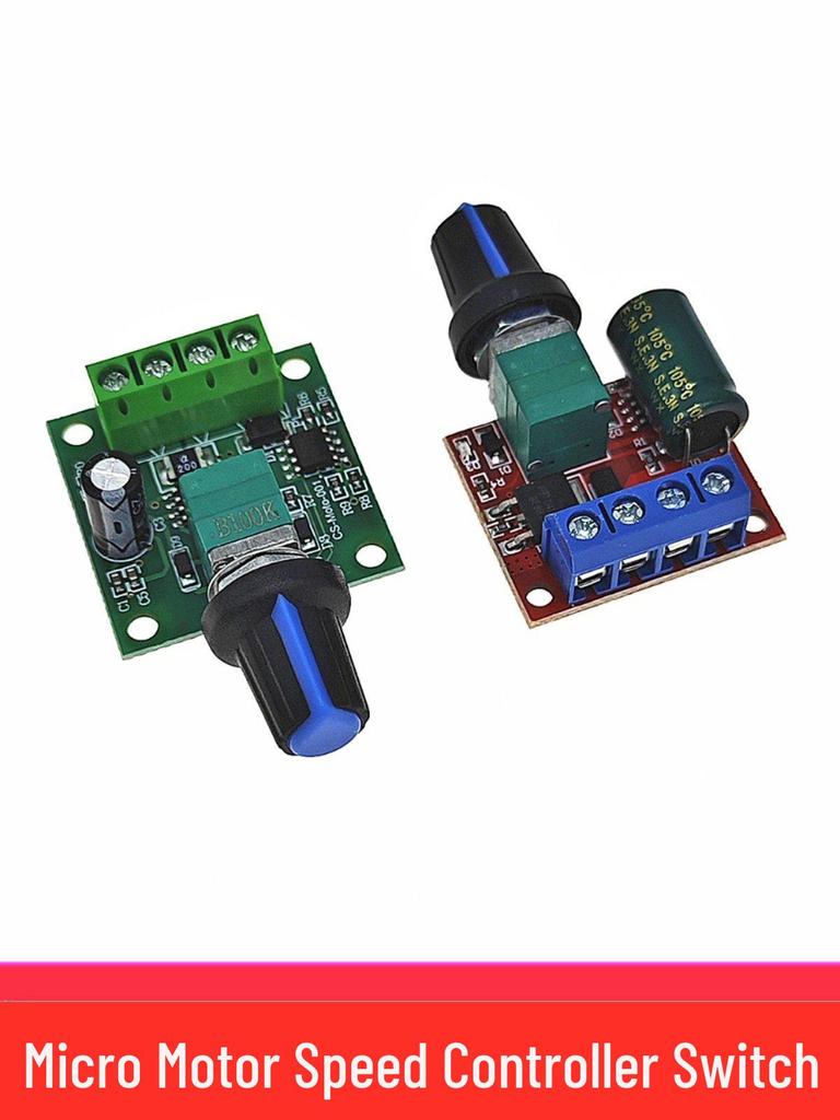 Small DC Motor Speed Controller 2.2V-35V Stepless Adjustment Module
