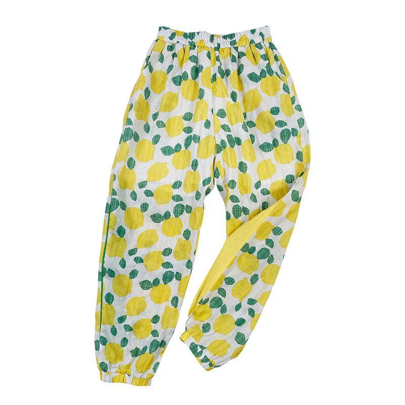 Toothpick Maru Maru and Friends Girls' Casual Pants 2025 Spring New Style Big Kids Sports Long Pants Anti-Mosquito Pants