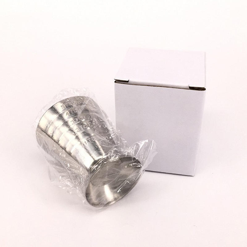 75ml 304 Stainless Steel Cocktail Jigger Bartender Magic Measuring Ounce Cups Drinks Mixer Party Barware Bar Accessories