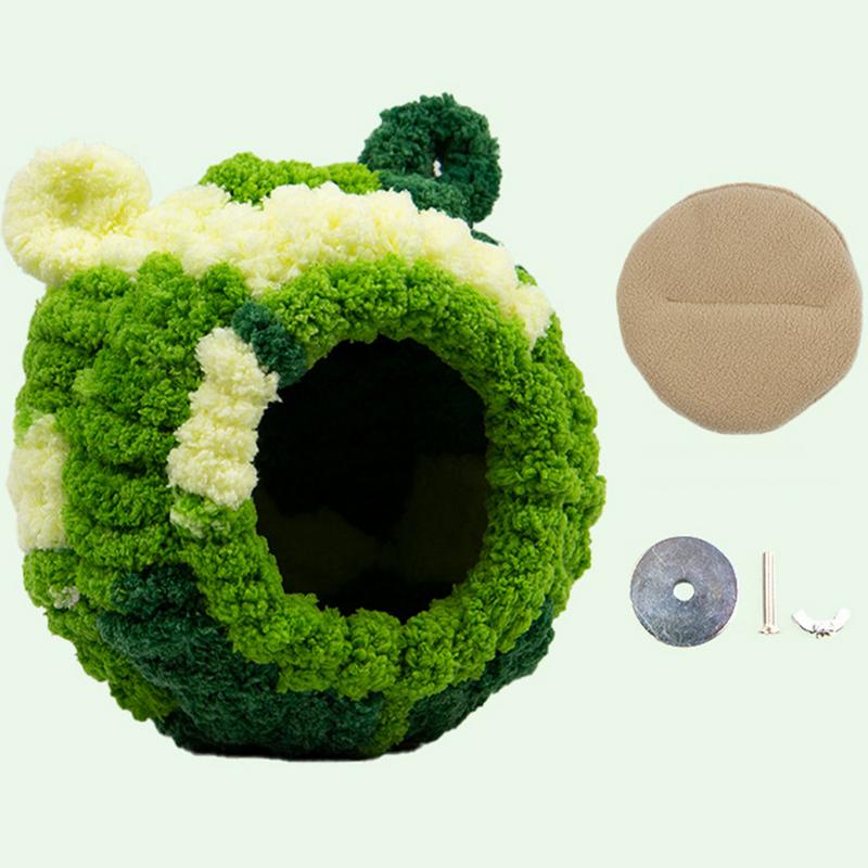 Parrot Breeding Nest Bed Versatile Bird Sleeping Hut Parakeet Sleeping Nest Breathable Bird House Winter Warm Parrot Nest