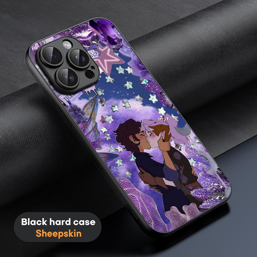 

Cartoon Owl Houses classic poster Phone Case For iPhone 16 15 14 13 12 11 Plus Pro Max Limited Black hard case Sheepskin iPhone 16 Plus