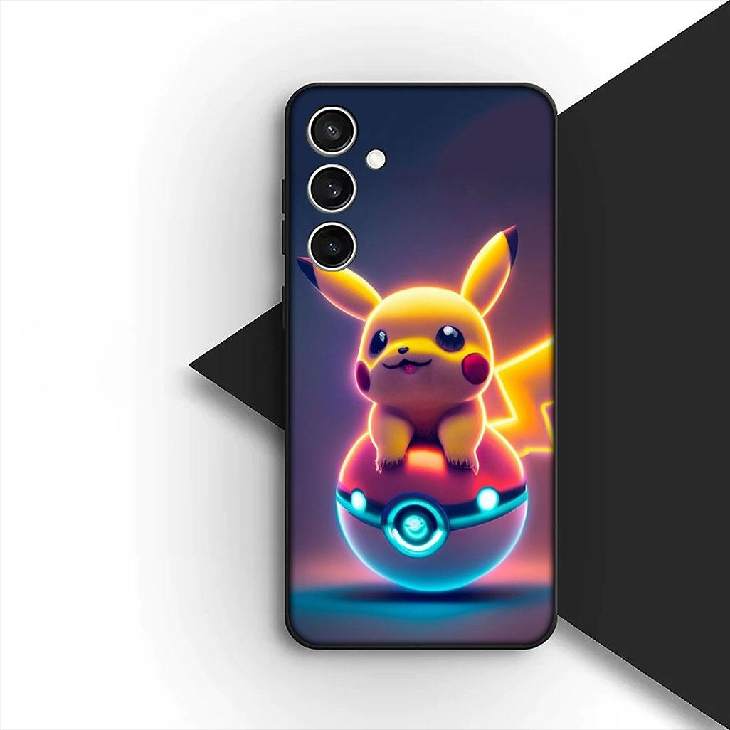 

for Motorola Moto G86 G57 E14 E15 G14 G34 G67 G84 G24 A54 G15 Power E22 Phone Cover Soft Case Cartoon P-Pokemons GO P-Pikachus Motorola Moto E15