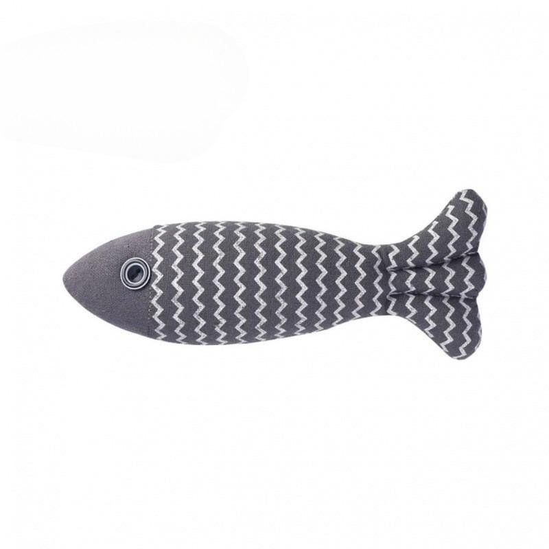 Pet Toys, Linen Fish, Mint Fish, Teeth Grinding, Teeth Cleaning, Biting Toy, Pet Throw Pillow, Self-entertainment, Cat Teasing, Linen Fish