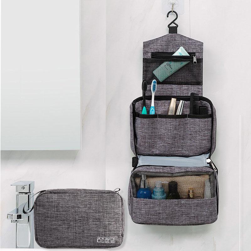 Men Women Hanging Cosmetic Bag Multifunction Travel Organizer Toiletry Wash Make Up Storage Pouch Beautician Folding Makeup Bag