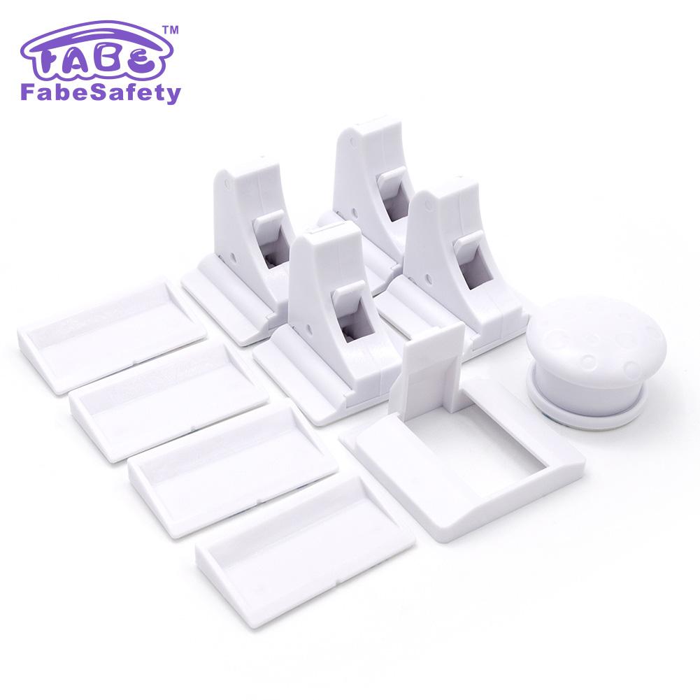Plastic Baby Magnetic Safety Lock Baby Proof Child Safety Magnetic Drawer Cabinet Lock