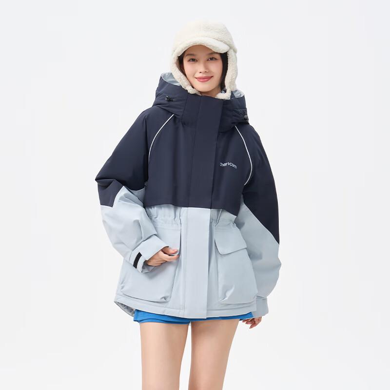 Qianrengang Women's Hooded Down Jacket Y318100Y