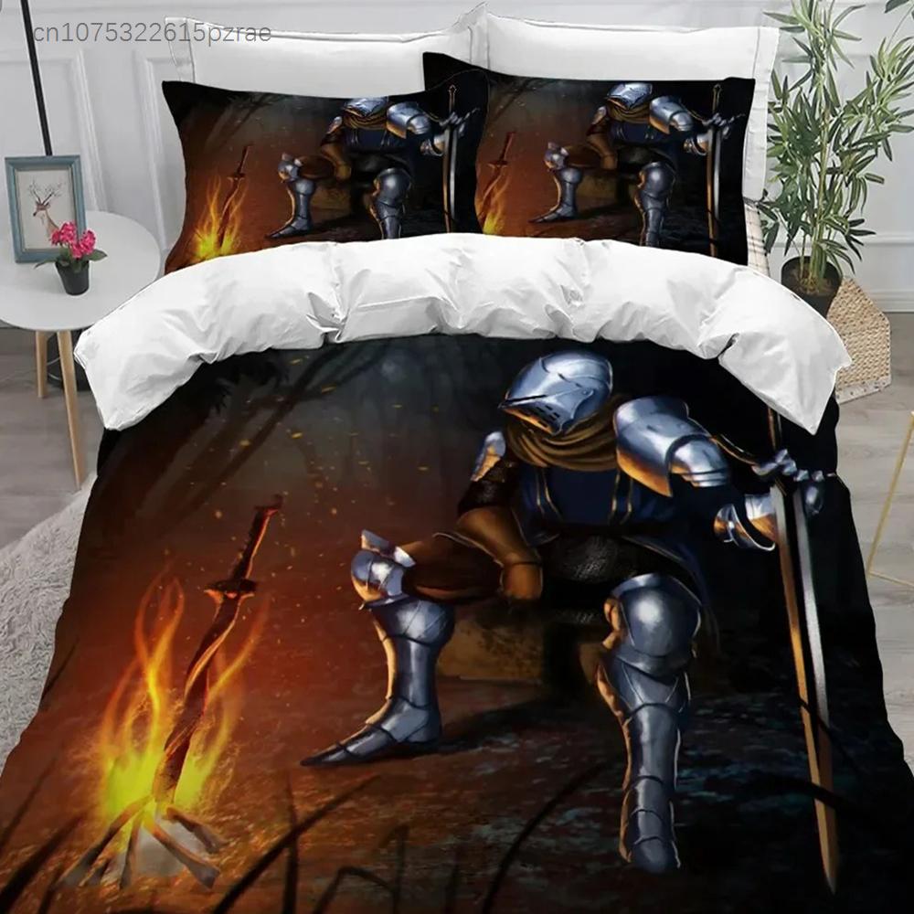 3D Print Holy Knights Bedding Set Boys Girls Twin Queen King Size Duvet Cover Pillowcase Bed Boys Adult Home Textileextile