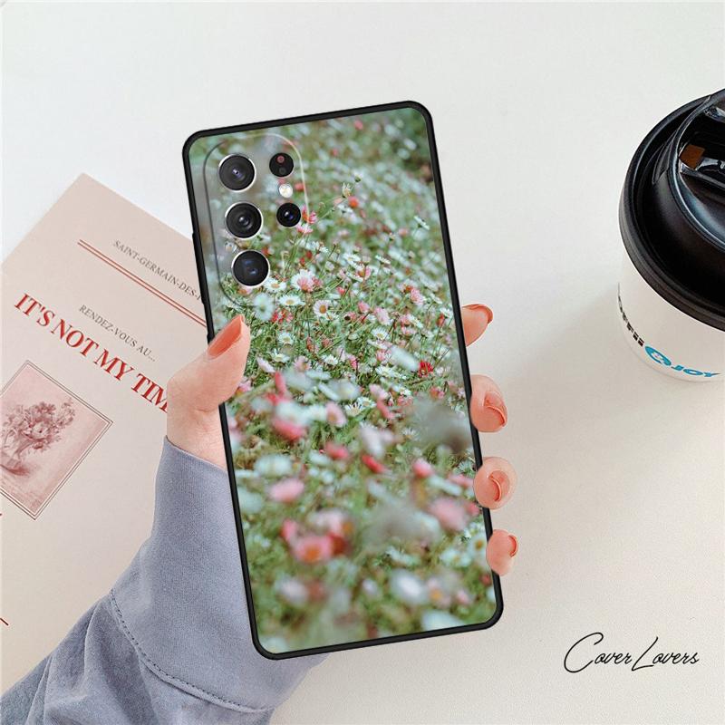 Gänseblümchen Handyhülle Für Samsung Galaxy S24 S25 S23 S22 Ultra Note 10 20 Plus S20 S21 FE Hülle