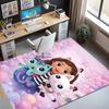 Gabby's Dollhouse Pattern Rug, Indoor/Outdoor Mat, for Picnic, Gameroom, Bedroom, Office, Living Room, Home Decor Carpet, Birthday Gift