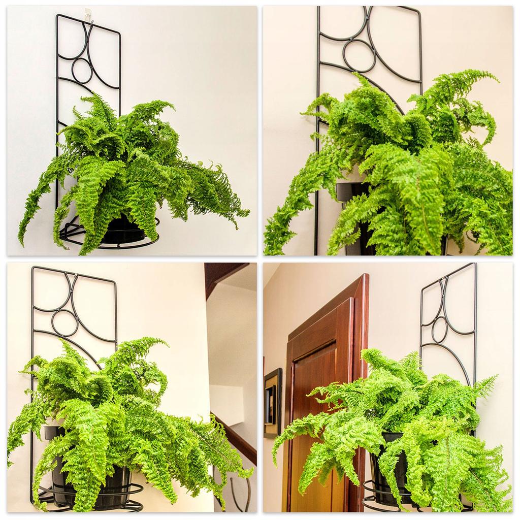 KADAX Metal Hanging Flower Pot Stand 50cm