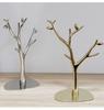 Zinc Alloy Jewelry Rack Desktop Ring Necklace Storage Rack Jewelry Display Rack Metal Tree Branch Ornament Decoration Crafts