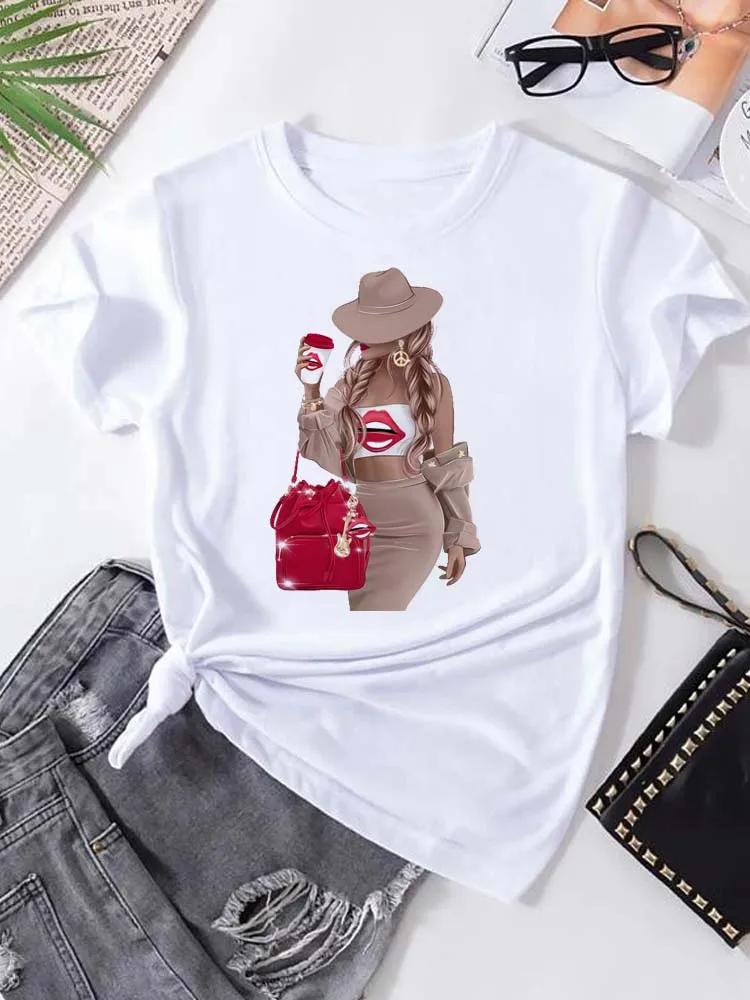 Women T-Shirt Harajuku Streetwear Short Sleeves Female Clothes Tops Tees Printed Female Tshirt Women Fashion Graphic