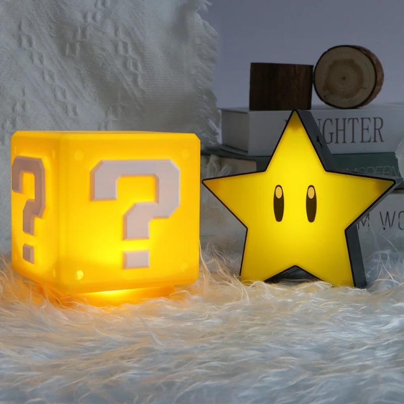 3-in-1 LED Question Mark Night Light - Astronaut-Themed Interactive Toy & USB Table Lamp for Kids' Bedroom,  Christmas Gift